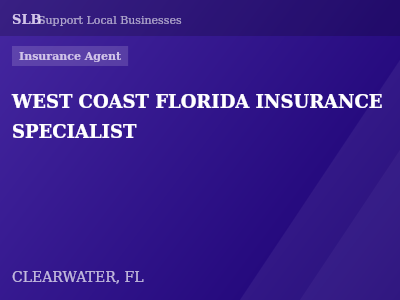 WEST COAST FLORIDA INSURANCE SPECIALIST — Insurance Agent in CLEARWATER, FL