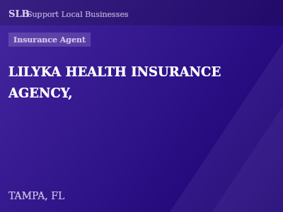 LILYKA HEALTH INSURANCE AGENCY, — Insurance Agent in TAMPA, FL