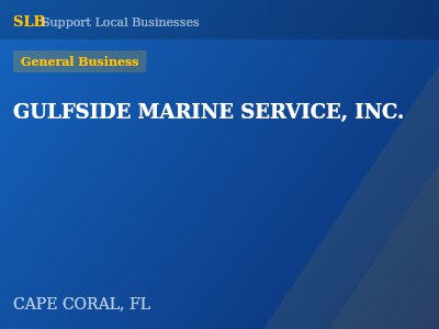 GULFSIDE MARINE SERVICE, INC. — General Business in CAPE CORAL, FL