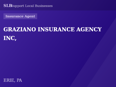 GRAZIANO INSURANCE AGENCY INC, — Insurance Agent in ERIE, PA