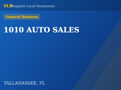 1010 AUTO SALES — General Business in TALLAHASSEE, FL