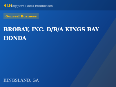 BROBAY, INC. D/B/A KINGS BAY HONDA — General Business in KINGSLAND, GA