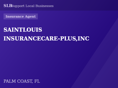 SAINTLOUIS INSURANCECARE-PLUS,INC — Insurance Agent in PALM COAST, FL