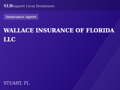 WALLACE INSURANCE OF FLORIDA LLC — Insurance Agent in STUART, FL