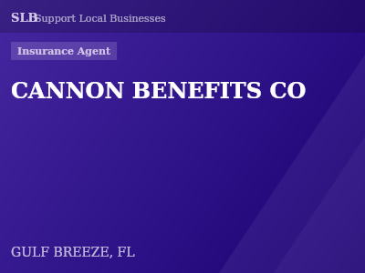 CANNON BENEFITS CO — Insurance Agent in GULF BREEZE, FL