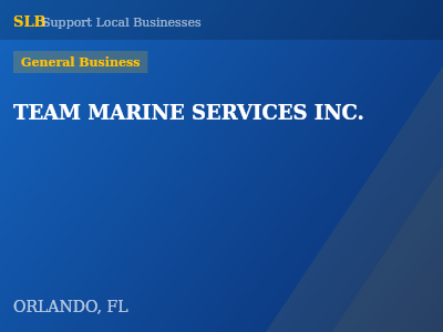 TEAM MARINE SERVICES INC. — General Business in ORLANDO, FL
