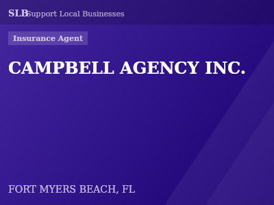 CAMPBELL AGENCY INC. — Insurance Agent in FORT MYERS BEACH, FL