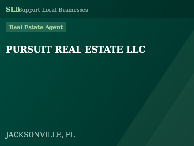 PURSUIT REAL ESTATE LLC — Real Estate Agent in JACKSONVILLE, FL
