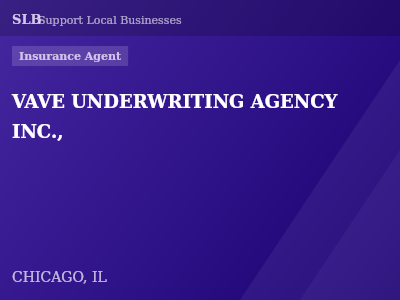 VAVE UNDERWRITING AGENCY INC., — Insurance Agent in CHICAGO, IL