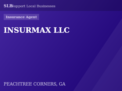 INSURMAX LLC — Insurance Agent in PEACHTREE CORNERS, GA