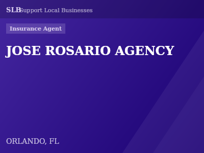 JOSE ROSARIO AGENCY — Insurance Agent in ORLANDO, FL