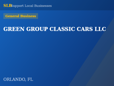 GREEN GROUP CLASSIC CARS LLC — General Business in ORLANDO, FL