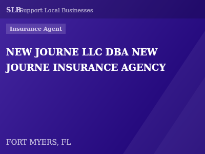 NEW JOURNE LLC DBA NEW JOURNE INSURANCE AGENCY — Insurance Agent in FORT MYERS, FL