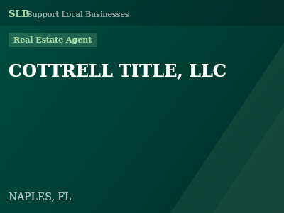 COTTRELL TITLE, LLC — Real Estate Agent in NAPLES, FL