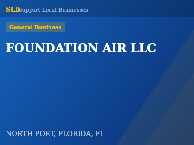FOUNDATION AIR LLC — General Business in NORTH PORT, FLORIDA, FL