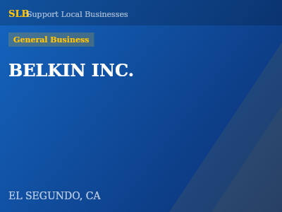 BELKIN INC. — General Business in EL SEGUNDO, CA