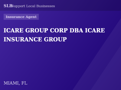 ICARE GROUP CORP DBA ICARE INSURANCE GROUP — Insurance Agent in MIAMI, FL