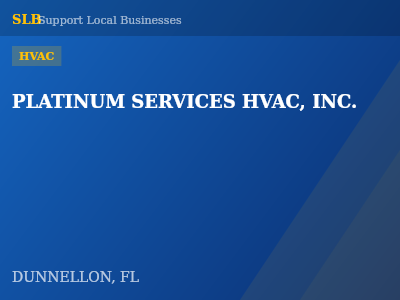 PLATINUM SERVICES HVAC, INC. — HVAC in DUNNELLON, FL