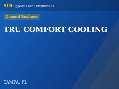 TRU COMFORT COOLING — General Business in TAMPA, FL