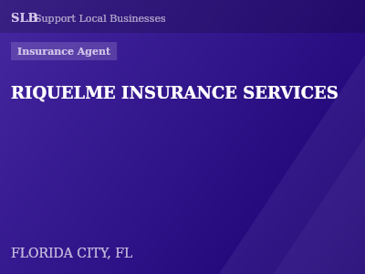 RIQUELME INSURANCE SERVICES — Insurance Agent in FLORIDA CITY, FL