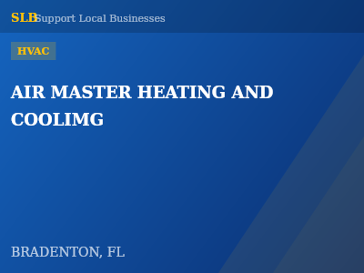 AIR MASTER HEATING AND COOLIMG — HVAC in BRADENTON, FL
