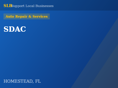 SDAC — Auto Repair & Services in HOMESTEAD, FL