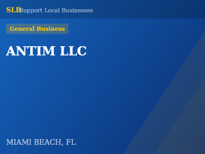 ANTIM LLC — General Business in MIAMI BEACH, FL