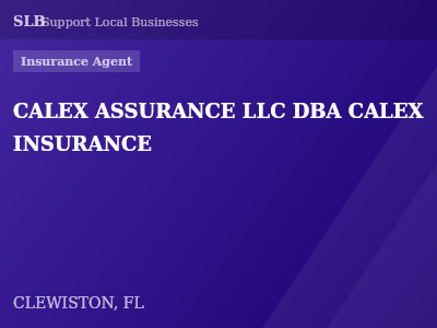 CALEX ASSURANCE LLC DBA CALEX INSURANCE — Insurance Agent in CLEWISTON, FL