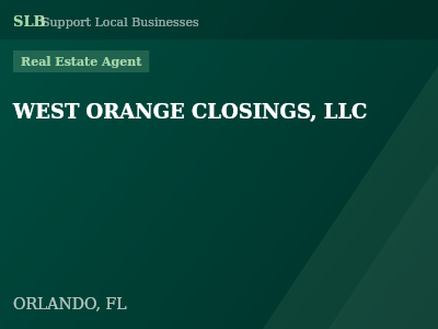 WEST ORANGE CLOSINGS, LLC — Real Estate Agent in ORLANDO, FL
