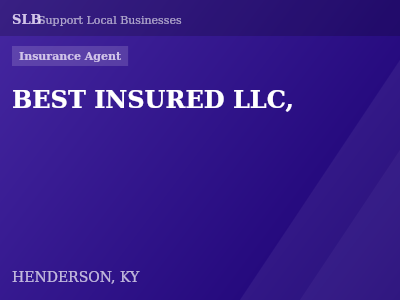 BEST INSURED LLC, — Insurance Agent in HENDERSON, KY