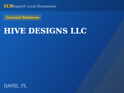 HIVE DESIGNS LLC — General Business in DAVIE, FL