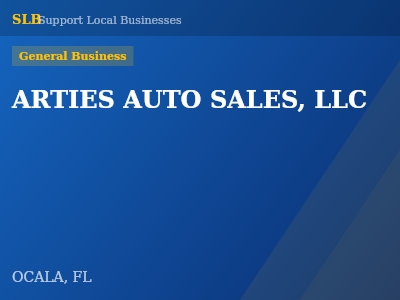 ARTIES AUTO SALES, LLC — General Business in OCALA, FL