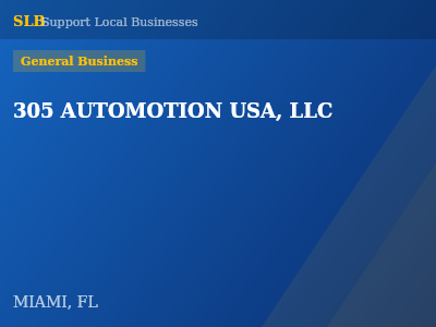305 AUTOMOTION USA, LLC — General Business in MIAMI, FL