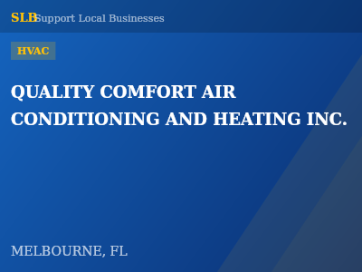 QUALITY COMFORT AIR CONDITIONING AND HEATING INC. — HVAC in MELBOURNE, FL