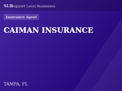 CAIMAN INSURANCE — Insurance Agent in TAMPA, FL