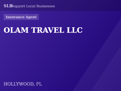 OLAM TRAVEL LLC — Insurance Agent in HOLLYWOOD, FL