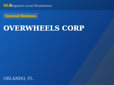 OVERWHEELS CORP — General Business in ORLANDO, FL