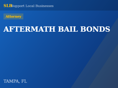 AFTERMATH BAIL BONDS — Attorney in TAMPA, FL