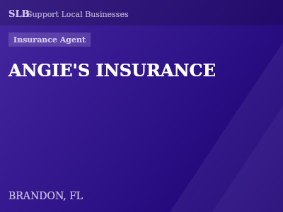 ANGIE'S INSURANCE — Insurance Agent in BRANDON, FL