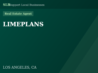 LIMEPLANS — Real Estate Agent in LOS ANGELES, CA