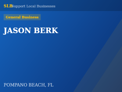 JASON BERK — General Business in POMPANO BEACH, FL