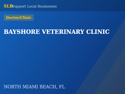 BAYSHORE VETERINARY CLINIC — Doctor/Clinic in NORTH MIAMI BEACH, FL