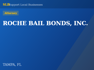 ROCHE BAIL BONDS, INC. — Attorney in TAMPA, FL