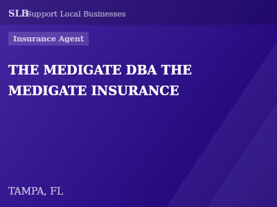 THE MEDIGATE DBA THE MEDIGATE INSURANCE — Insurance Agent in TAMPA, FL