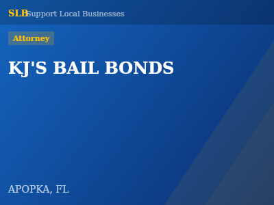 KJ'S BAIL BONDS — Attorney in APOPKA, FL
