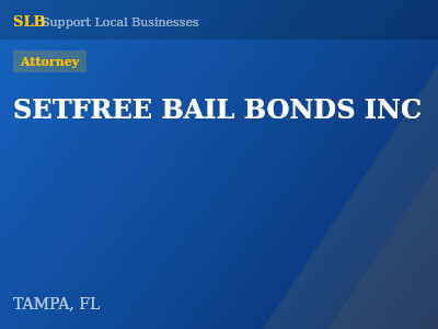 SETFREE BAIL BONDS INC — Attorney in TAMPA, FL