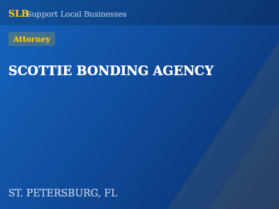 SCOTTIE BONDING AGENCY — Attorney in ST. PETERSBURG, FL