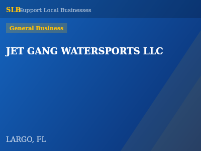 JET GANG WATERSPORTS LLC — General Business in LARGO, FL