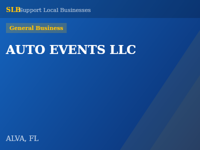 AUTO EVENTS LLC — General Business in ALVA, FL