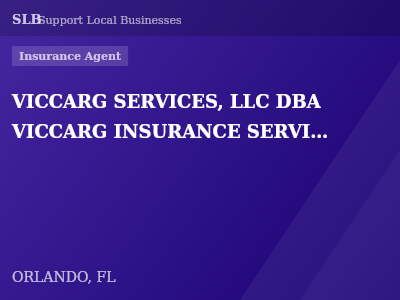 VICCARG SERVICES, LLC DBA VICCARG INSURANCE SERVICES & MORE, LLC DBA GRACE INSURANCE GROUP — Insurance Agent in ORLANDO, FL